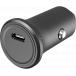 Chargeur voiture USB C 25W Power Delivery Noir