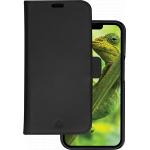 Folio Coque Magnétique iPhone 14 Pro Lynge Cuir Fonction Stand Noir