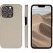Folio Coque Magnétique iPhone 14 Pro New York Cuir Fonction Stand Sand Dune