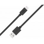 Câble USB A/USB C 1,2m 3A Noir Bigben