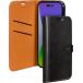 Folio iPhone 14 Pro Wallet Fermeture aimant&eacute;e Fonction Stand Noir - Circuit court europ&eacute;en