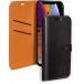 Folio iPhone X / XS Wallet Fermeture aimant&eacute;e Fonction Stand Noir - Circuit court europ&eacute;en