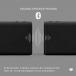 Enceinte Bluetooth® Brisbane Plus 16W Etanche Commande vocale Midnight Noir