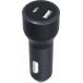 Chargeur voiture USB A + USB C 32W (12+20W) Power Delivery Noir