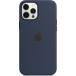 Coque MagSafe iPhone 12 Pro Max Silicone Bleu Marine