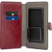 Etui Folio Wallet Universel XL avec languette de fermeture Rouge Bigben