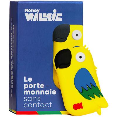 Porte monnaie sans contact Perroquet Jaune - Fabriqué en France