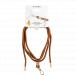 Bandoulière Cordon Universelle Amovible Camel avec détail gold