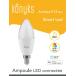 Ampoule LED connect&eacute;e Antalya 5W E14 Google Assistant, Alexa & Siri Blanc
