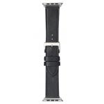 Apple Watch 42-44-45-49mm Strap Copenhagen 155 to 210mm 42-44-45-49mm Black and silver