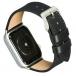 Bracelet Apple Watch 42-44-45-49mm Copenhagen 155 à 210mm 42-44-45-49mm Noir et Argent