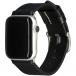 Bracelet Apple Watch 42-44-45-49mm Bornholm 155 à 210mm 42-44-45-49mm Noir et Argent