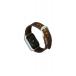 Bracelet Apple Watch 42-44-45-49mm Bornholm 155 à 210mm 42-44-45-49mm Brown/Silver