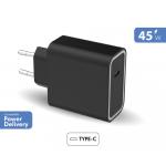 45W USB C PD Power Delivery Wall Charger Black - Lifetime Warranty Force Power Lite