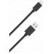 USB A to USB C Cable 50cm 3A Black Bigben