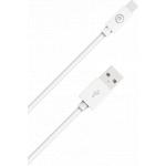 Câble USB A/Lightning 50cm 2.4A Blanc Bigben