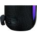Enceinte Bluetooth® Party Tube 30W Lumineuse Tissu Noir