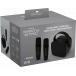 Enceinte Karaoké Bluetooth® Party MIC 5W Lumineuse avec 2 micros sans fil Noire