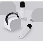 Bluetooth® Speaker Karaoke Party MIC 5W Luminous with 2 wireless micros White