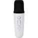 Enceinte Karaoké Bluetooth® Party MIC 5W Lumineuse avec 2 micros sans fil Blanche