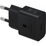 25W USB C GaN Wall Charger with cable 20% recycled materials Black Samsung