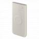 Powerbank sans fil 10000mAh 7.5W Qi / Smart Watch Charging 2 ports USB C Beige