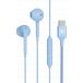 Ecouteurs Renforcé USB C Télécommande/Micro Bouton Bleu + Garantie à vie