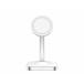 Station de charge sans fil 15W Qi Stand 2 zones Smartphone + Truewireless + Port de charge USB C + Chargeur Blanc