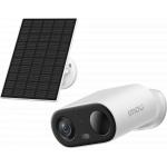 Kit Smart Camera CellGo Full Color 3MP 2K Outdoor with solar panel White