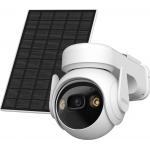 Kit Cam&eacute;ra connect&eacute;e Cell PT Lite 3MP Ext&eacute;rieure avec panneau solaire Blanc