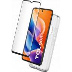 2 in 1 Pack TCL 605 5G / 60 SE Case Soft Transparent + Screen protector 2.5D + SmartFrame™ - GRS Certified