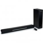Barre de son Bluetooth&reg; 500W St&eacute;r&eacute;o 2.1 avec caisson de basses filaire Noire