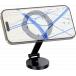 Support Voiture Pare-brise / Tableau de bord Maintien magn&eacute;tique Pliable Ultra-compact Noir