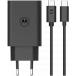 Kit Chargeur USB C 68W + C&acirc;ble USB C / USB C 1m Noir