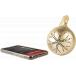 Enceinte Bluetooth&reg; Boule de No&euml;l 3W Or