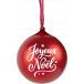 Enceinte Bluetooth&reg; Boule de No&euml;l 3W Rouge