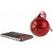 Enceinte Bluetooth&reg; Boule de No&euml;l 3W Rouge