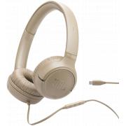 Casque USB C Tune 530C avec Micro Supra-auriculaire Beige