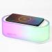 Station de charge sans fil 15W Qi + Lampe 3 modes + C&acirc;ble de charge USB C/C Blanc