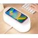Station de charge sans fil 15W Qi + Lampe 3 modes + C&acirc;ble de charge USB C/C Blanc