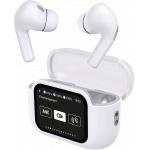Ecouteurs Play Touch XL Pro True Wireless ANC + ENC Ecran tactile 1.65" Intra-auriculaire Blanc + Garantie &agrave; vie