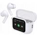 Ecouteurs Play Touch XL Pro True Wireless ANC + ENC Ecran tactile 1.65" Intra-auriculaire Blanc + Garantie &agrave; vie