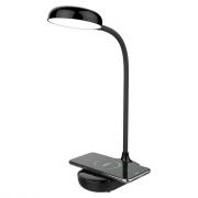 Station de charge sans fil 15W Qi + Lampe + C&acirc;ble de charge USB C/C Noir Glossy