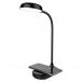 Station de charge sans fil 15W Qi + Lampe + C&acirc;ble de charge USB C/C Noir Glossy