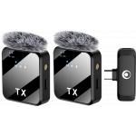 Kit de 2 Micros Cravate sans fil Noir