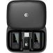 Kit de 2 Micros Cravate sans fil + Bo&icirc;tier de charge sans fil Noir