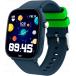 Montre connect&eacute;e ICE SMART Junior Find Hub 3.0 Rectangulaire Bracelet Silicone Bleue
