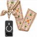 Bandouli&egrave;re Foulard Universel Amovible + Dragonne chouchou assortie Dots + Garantie &agrave; vie