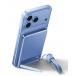 Powerbank sans fil MagSafe MagPro Slim 5000mAh 15W Qi2 1 port USB C 20W PD/QC Stand + C&acirc;ble attach&eacute; Bleu Clair