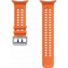 Bracelet Samsung Galaxy Watch Ultra 2 Extreme Sport Silicone Taille M 20mm Orange